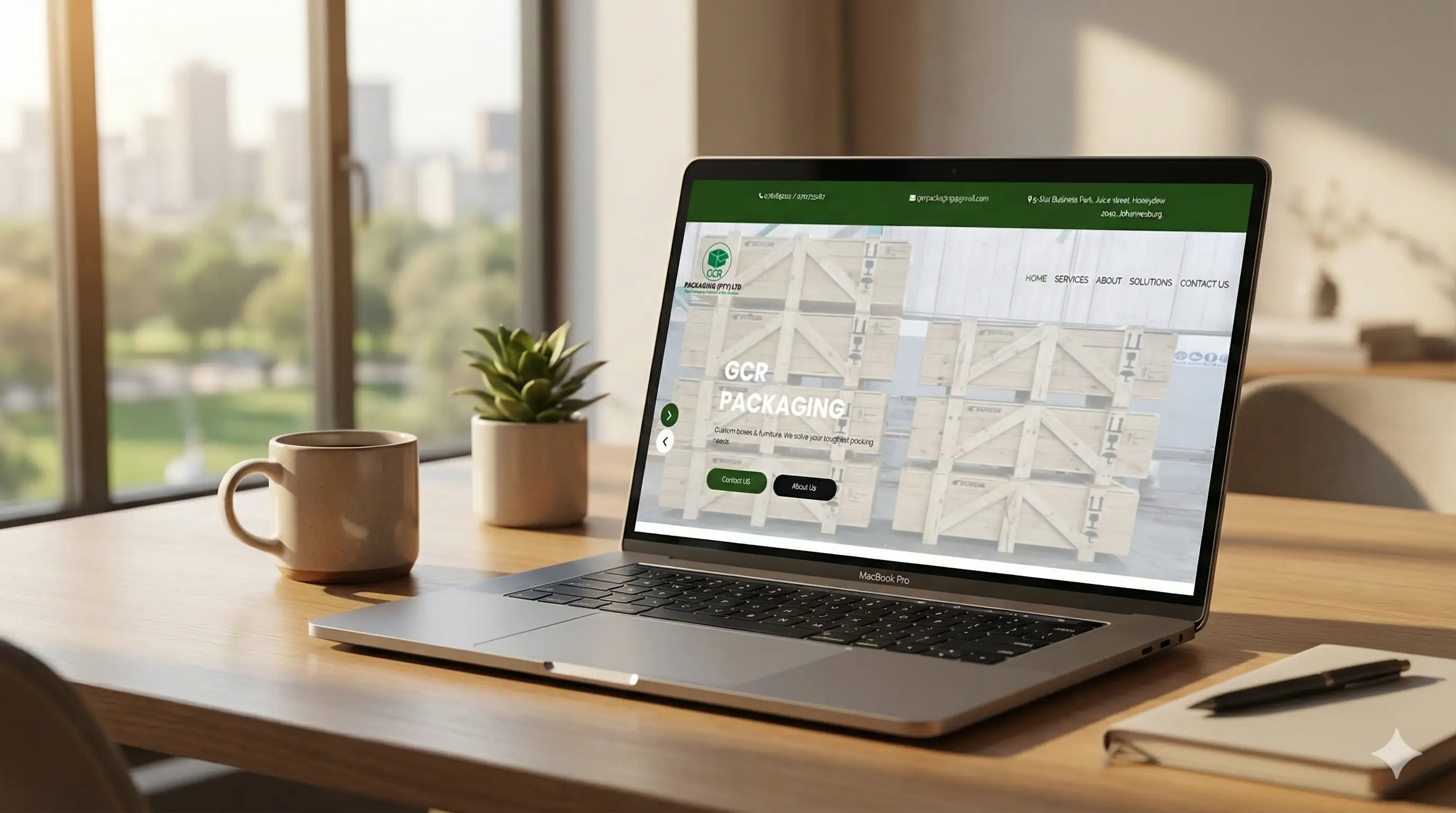GRC Info Corporate Website Design